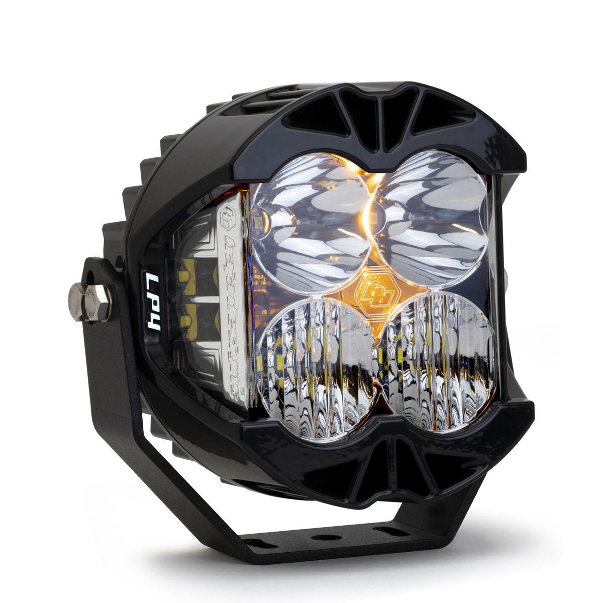 LP4 Pro LED Auxiliary Light Pod Driving/Combo Clear Amber 290003
