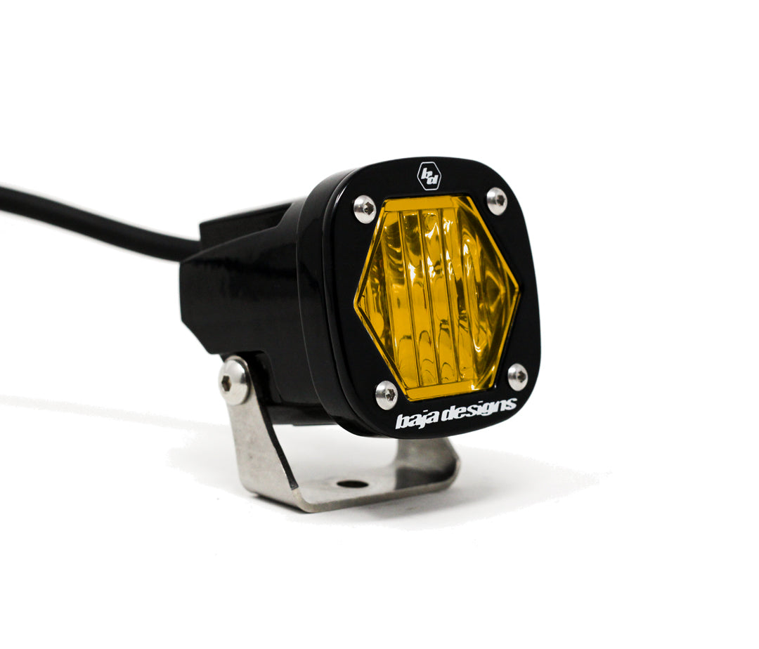 S1 Black LED Auxiliary Light Pod Wide Cornering Baja Amber 380015