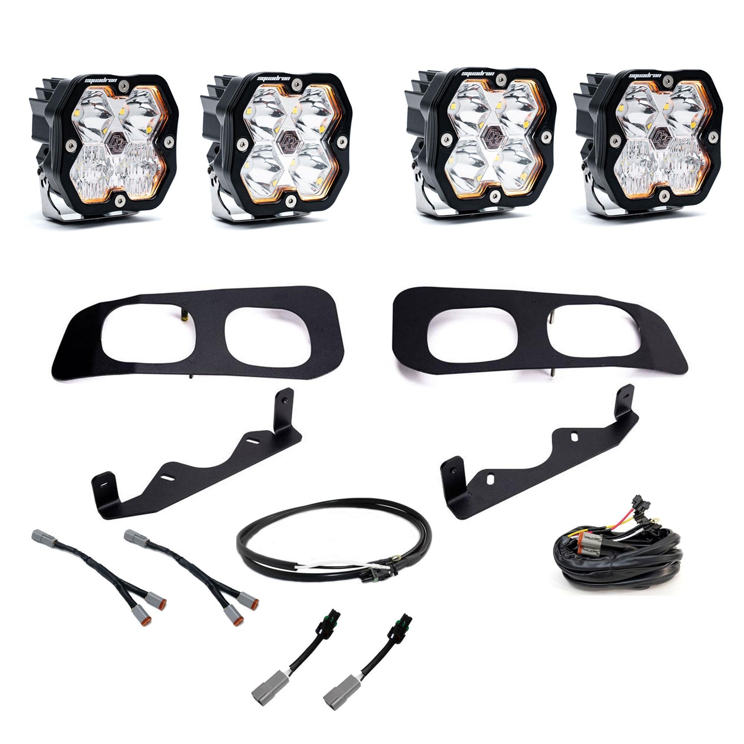 Squadron 2.0 Sport Dual Fog Pocket Light Kit - Ford 2023-26 F-250/350 Super Duty 44-0036-UP