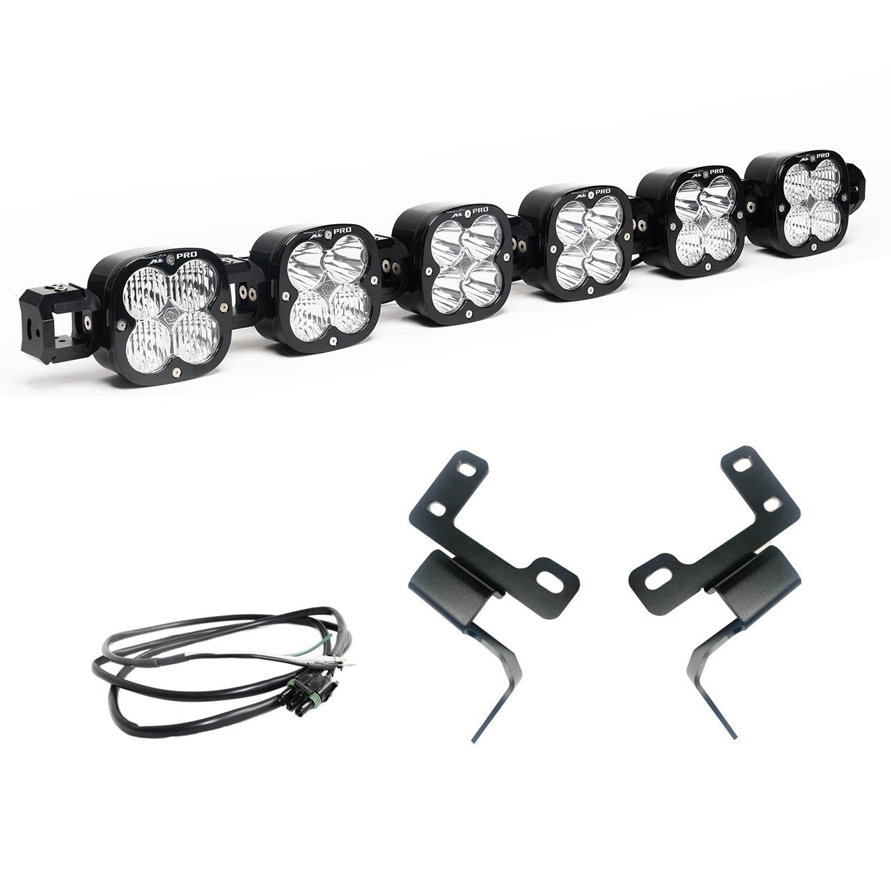 Ford XL Linkable Bumper Light Kit - Ford 2021-2026 Bronco; NOTE: w/ OE Plastic Bumper XL Pro Linkable Upfitter 44-7776-UP