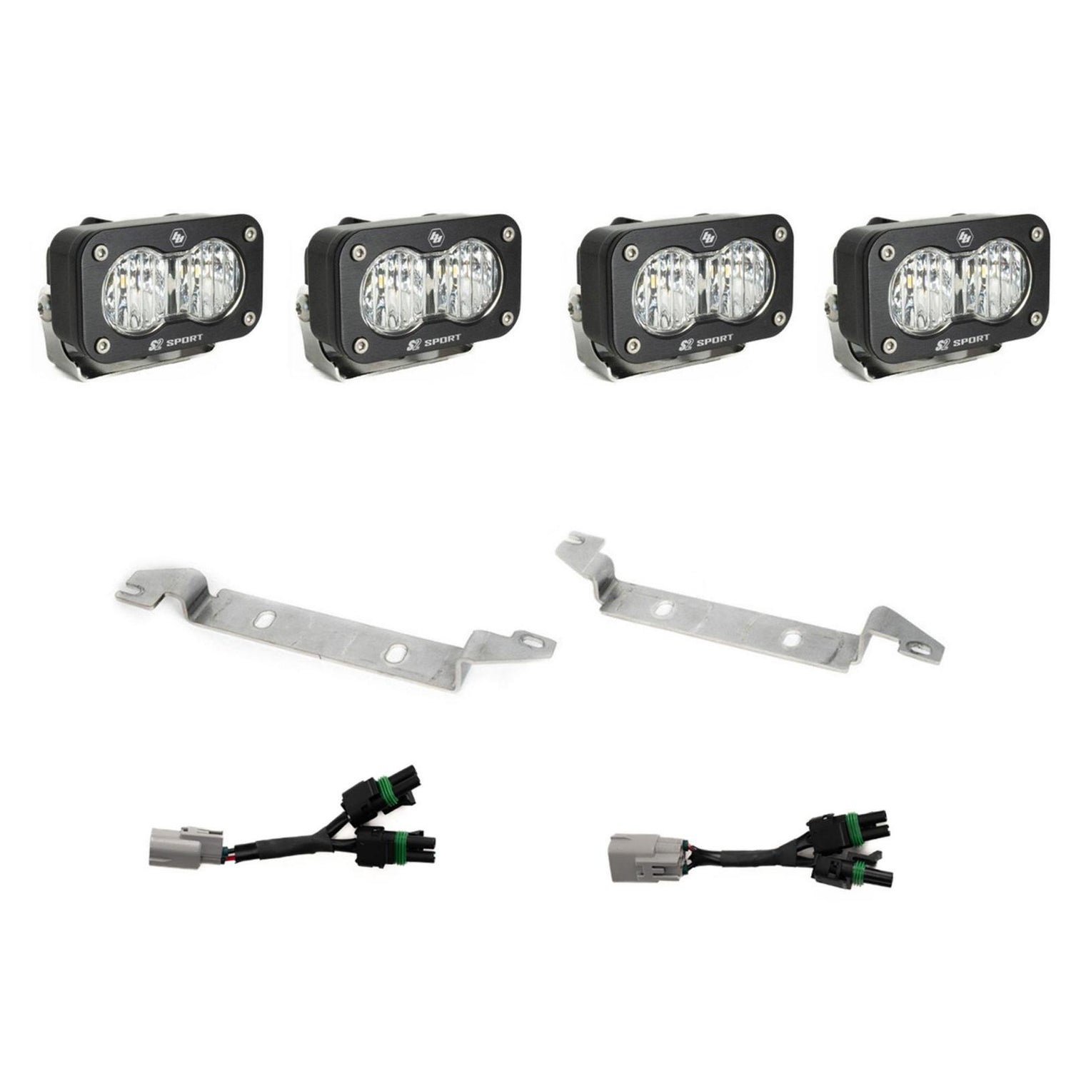 S2 Sport OEM Fog Light Replacement Kit - 2024-2026 Toyota Tacoma Pro/Trailhunter Clear 44-8288
