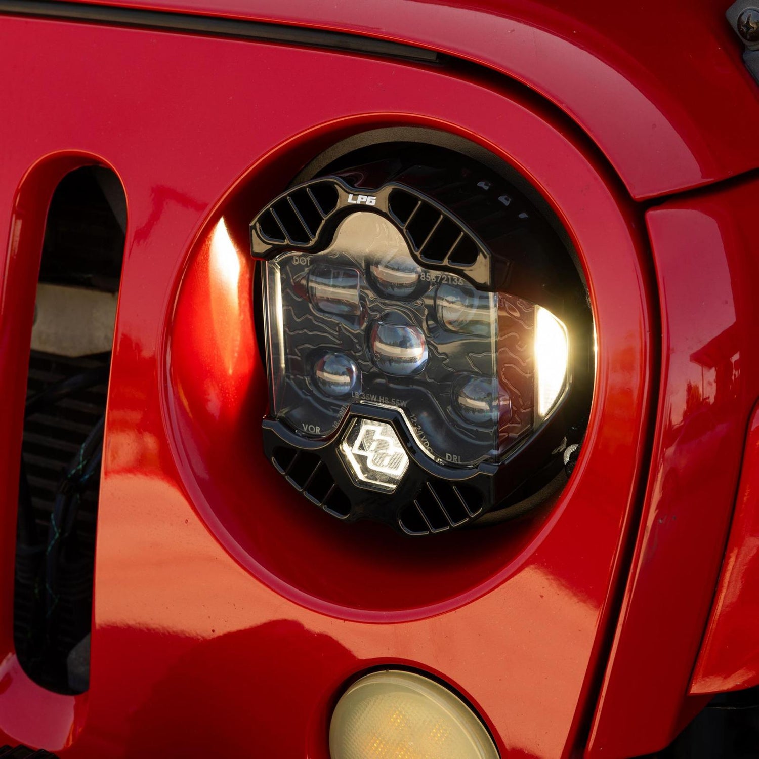 DOT LP6 LED Headlight Kit - Jeep 2007-2018 Wrangler JK White 44-8310