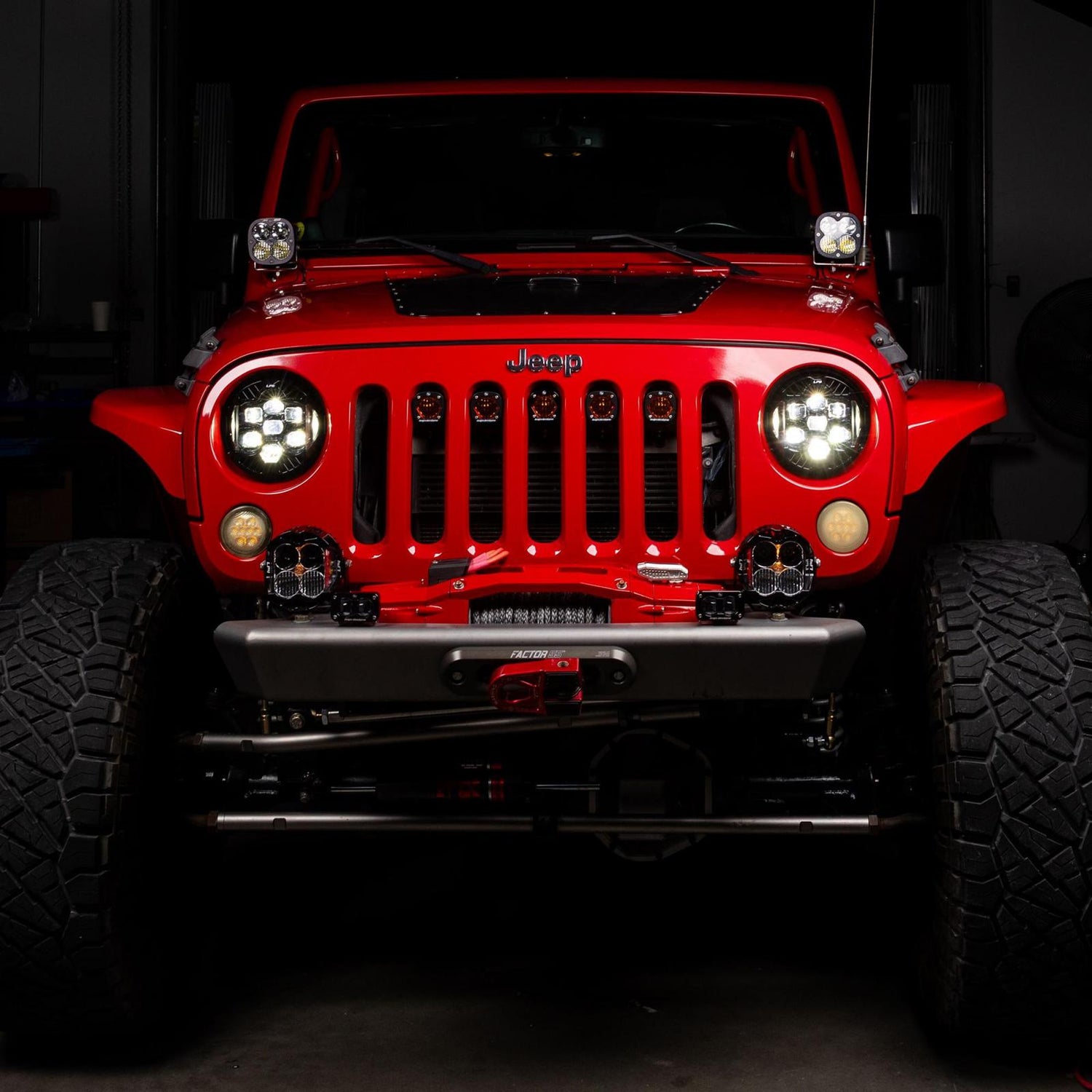 DOT LP6 LED Headlight Kit - Jeep 2007-2018 Wrangler JK White 44-8310