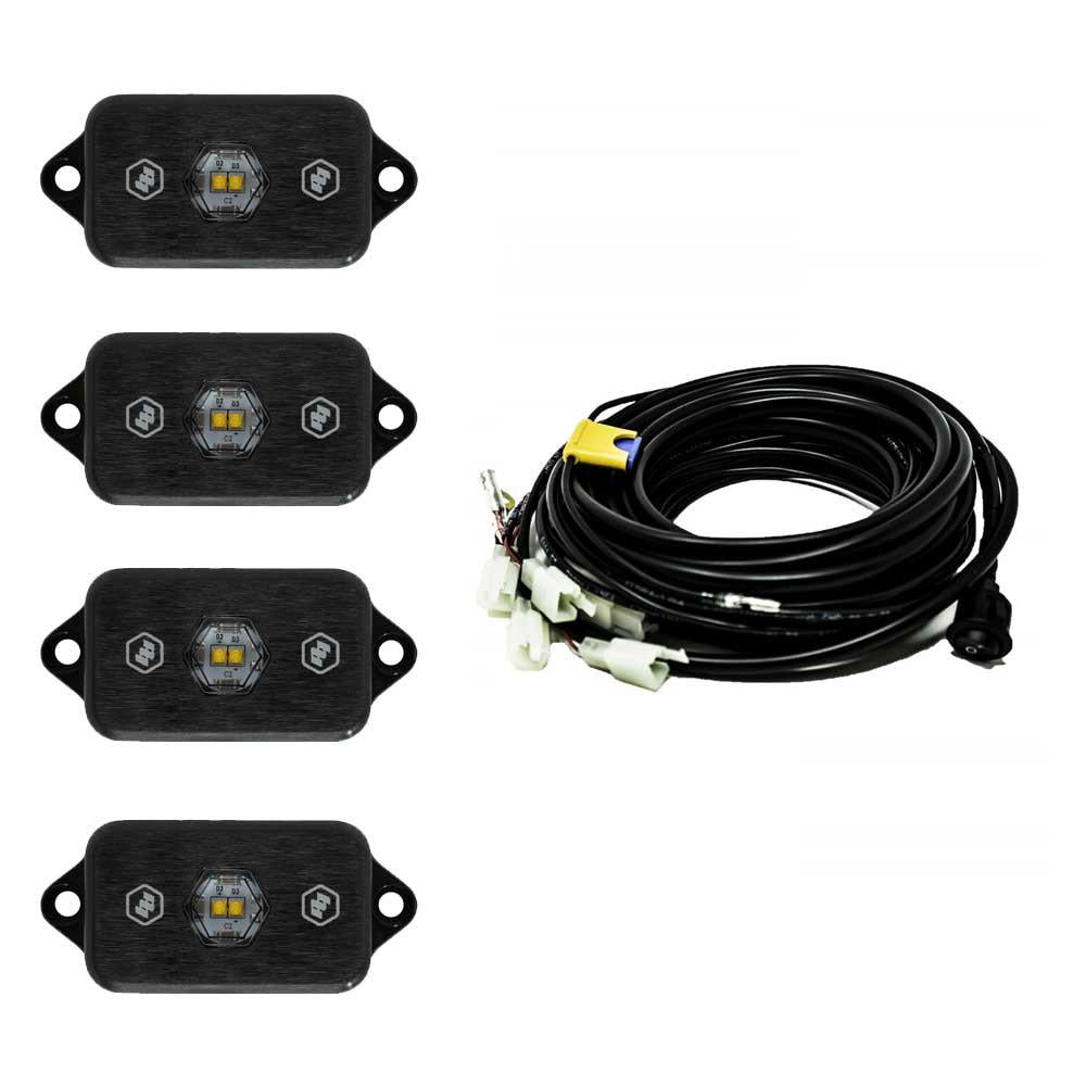 LED Rock Light Kit Clear 447059