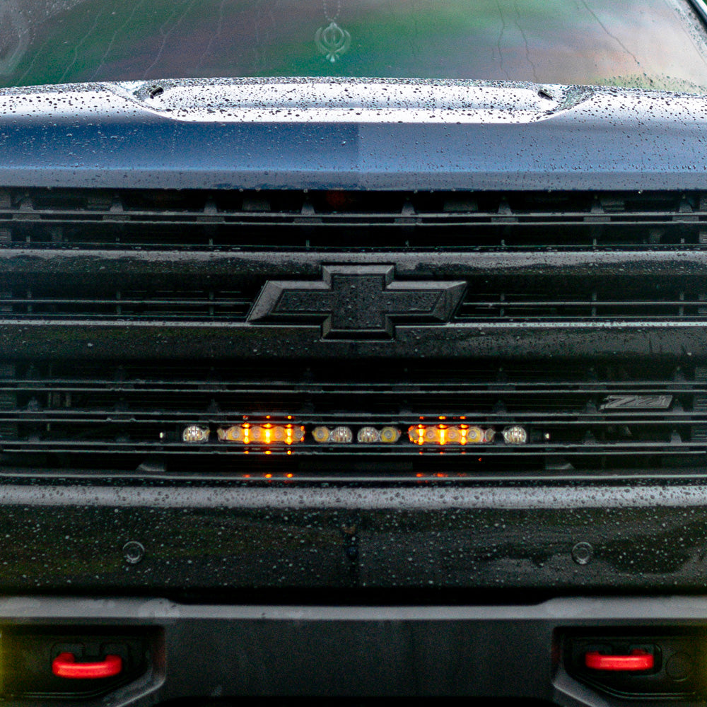 Chevy S8 20 Inch Grille Light Bar Kit - Chevy 2019-21 Silverado 1500; NOTE: Exc. LTZ Models 447519