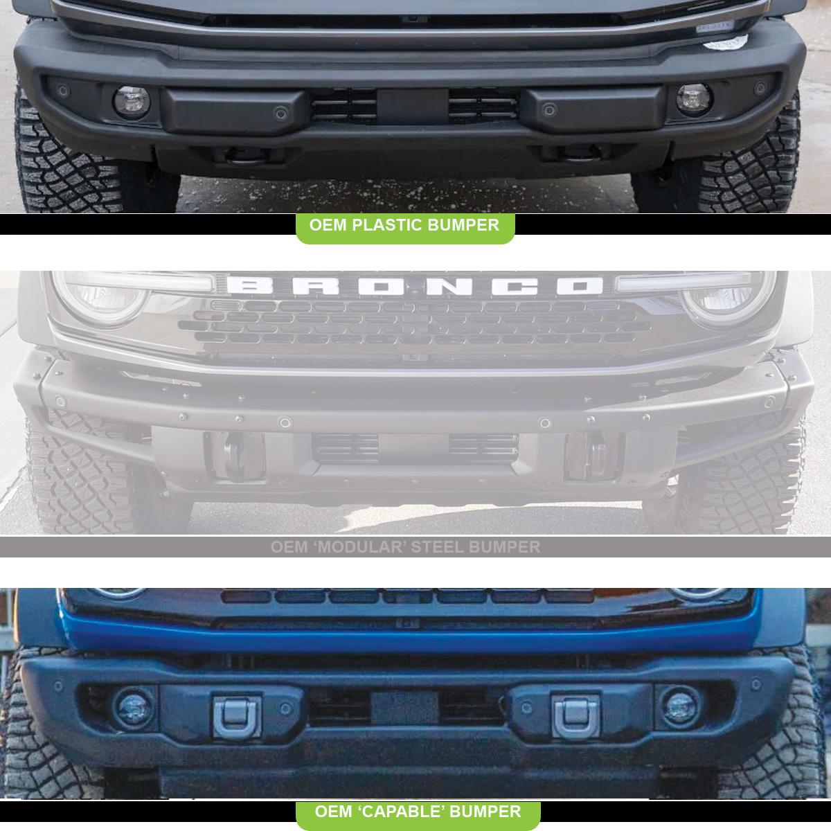 Ford Squadron Sport Fog Pocket Light Kit - Ford 2019-2023 Ranger; 2021-2025 Bronco NOTE: w/ OE Plastic Bumper 447607