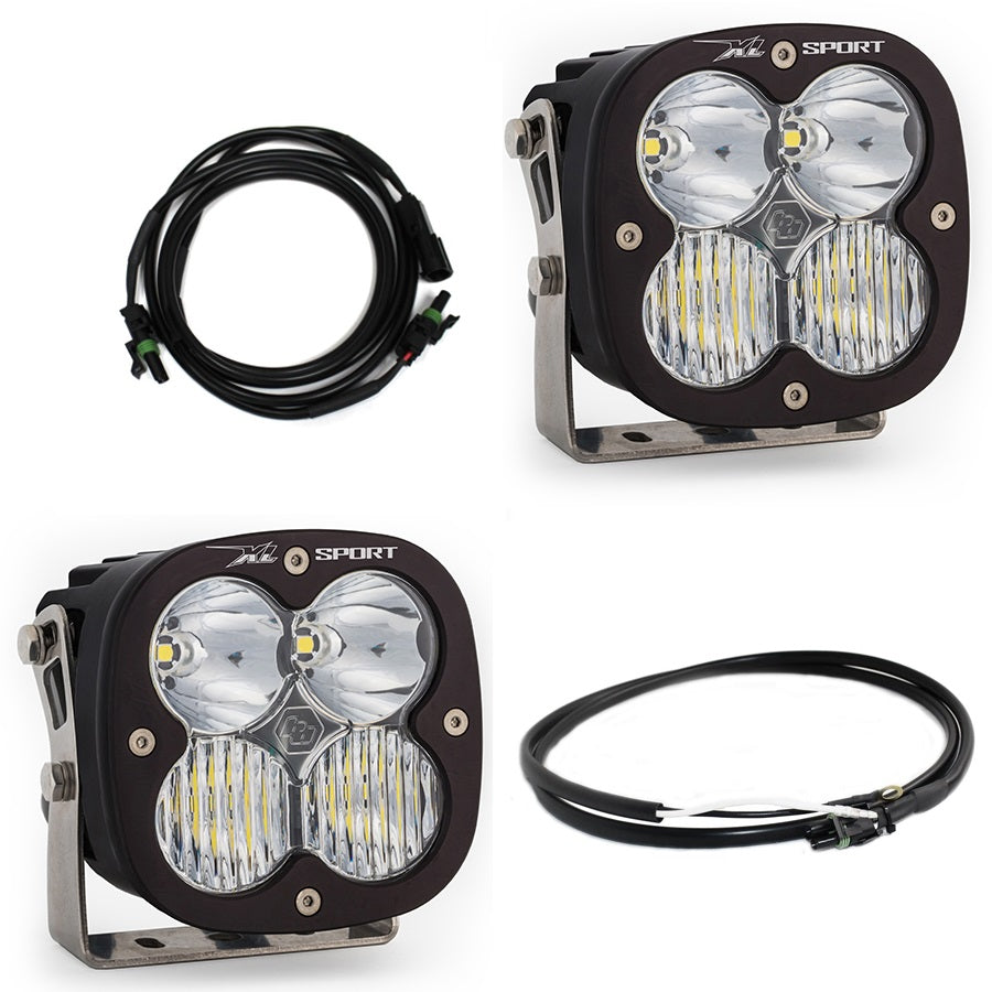 Jeep JL/JT XL Sport Bumper Light Kit - Jeep 2020-2026 Gladiator; 2018-2026 Wrangler JL; NOTE: w/ OE Steel Bumper Upfitter 447667UP