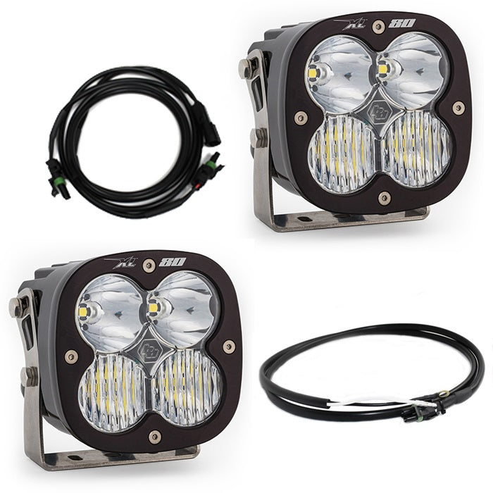 Jeep JL/JT XL80 Bumper Light Kit - Jeep 2020-2026 Gladiator; 2018-2026 Wrangler JL; NOTE: w/ OE Steel Bumper Upfitter 447669UP