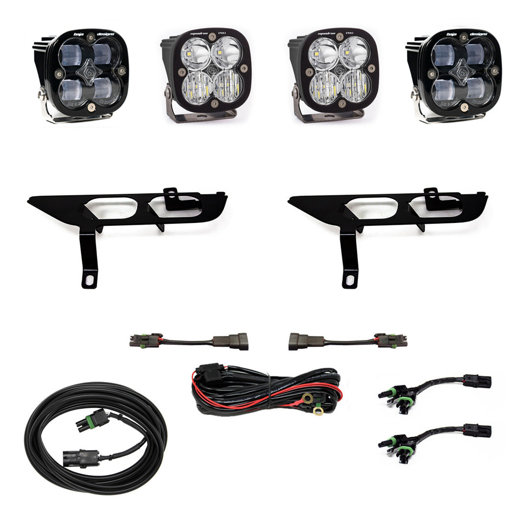 Ford Squadron SAE/Pro Fog Pocket Light Kit - Ford 2021-23 F-150; NOTE: w/o Daytime Running Lights (DRL) Clear Toggle 447699