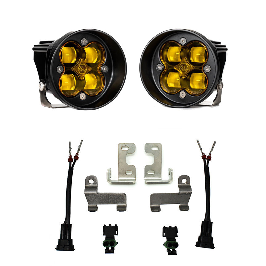 Toyota Squadron-R SAE Fog Pocket Light Kit - Toyota 2016-21 RAV4; 2014-19 Highlander Baja Amber 447704