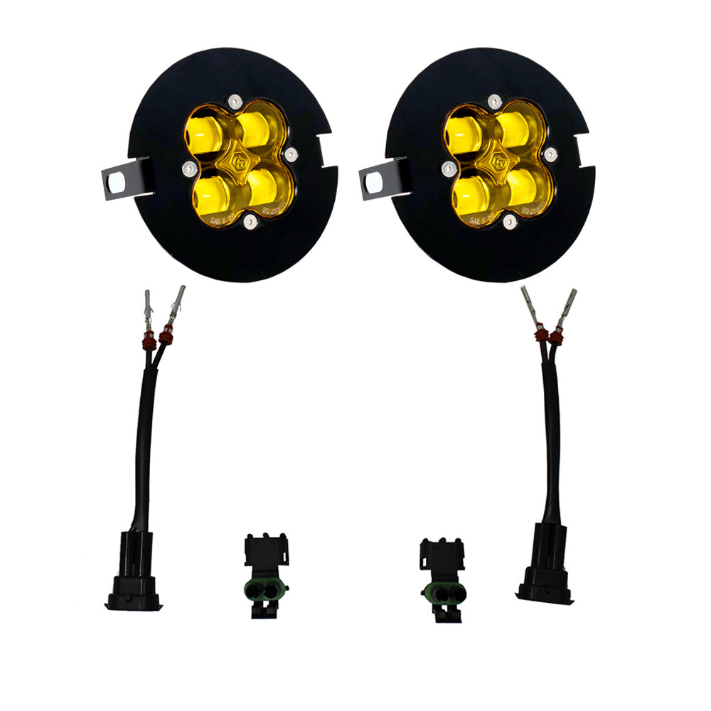 Ford/Toyota Squadron SAE Fog Pocket Light Kit - Ford 2006-14 F-150; Toyota 2005-11 Tacoma; 2007-13 Tundra Baja Amber 447705