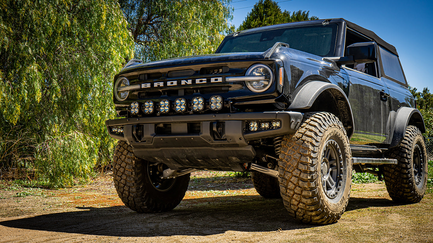 Ford XL Linkable Bumper Light Kit - Ford 2021-2026 Bronco; NOTE: w/ OE Plastic Bumper XL Sport Linkable Upfitter 447768UP
