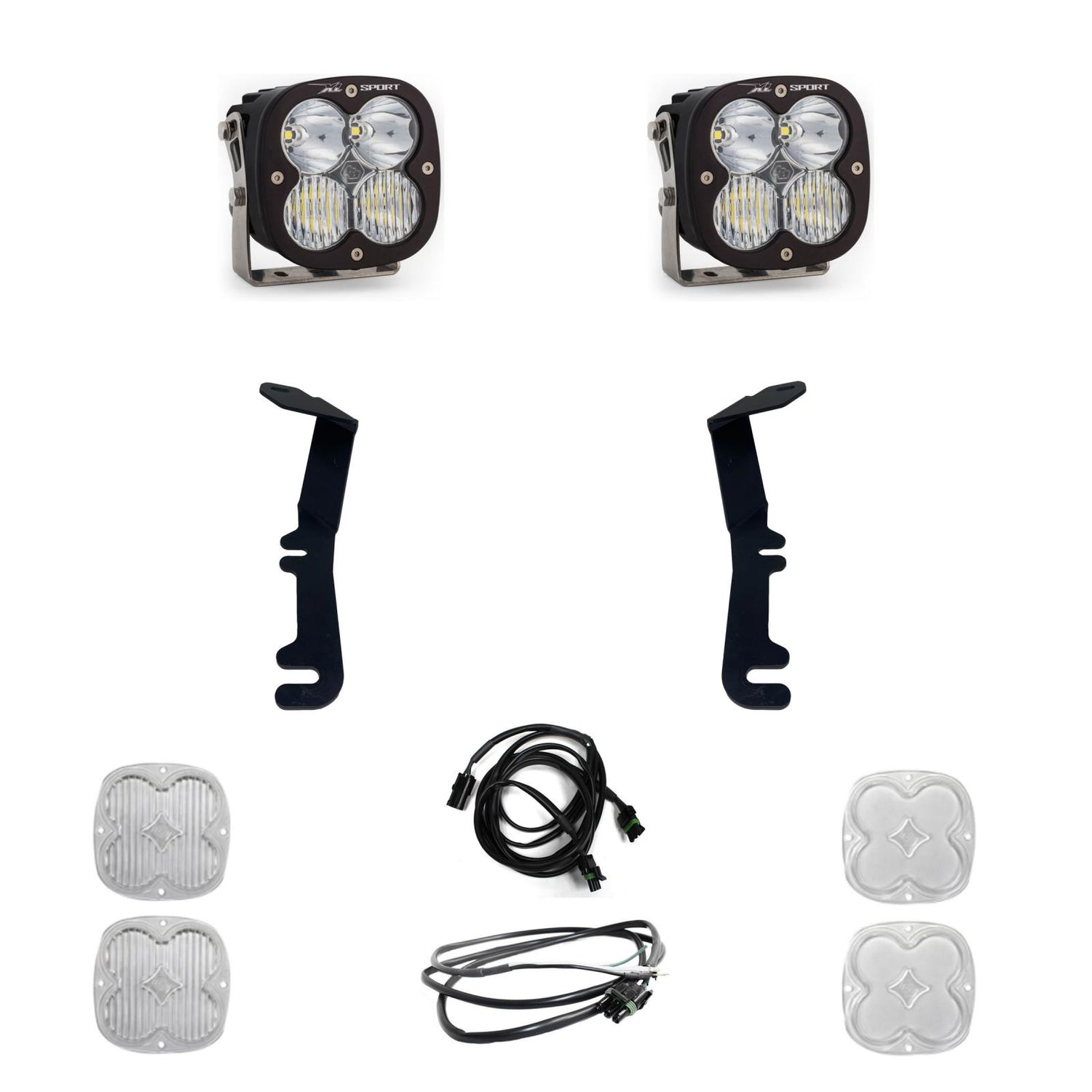 RAM XL Sport A-Pillar Light Kit - RAM 2019-24 1500 Rebel; 2021-24 1500 TRX 447774