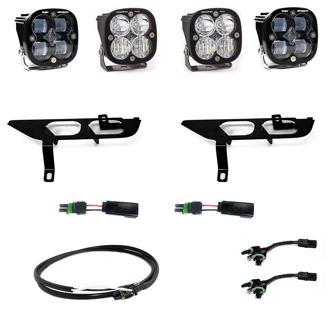 Ford Squadron SAE/Pro Fog Pocket Light Kit - Ford 2021-23 F-150; NOTE: w/ Daytime Running Lights (DRL) Clear Upfitter 447870UP