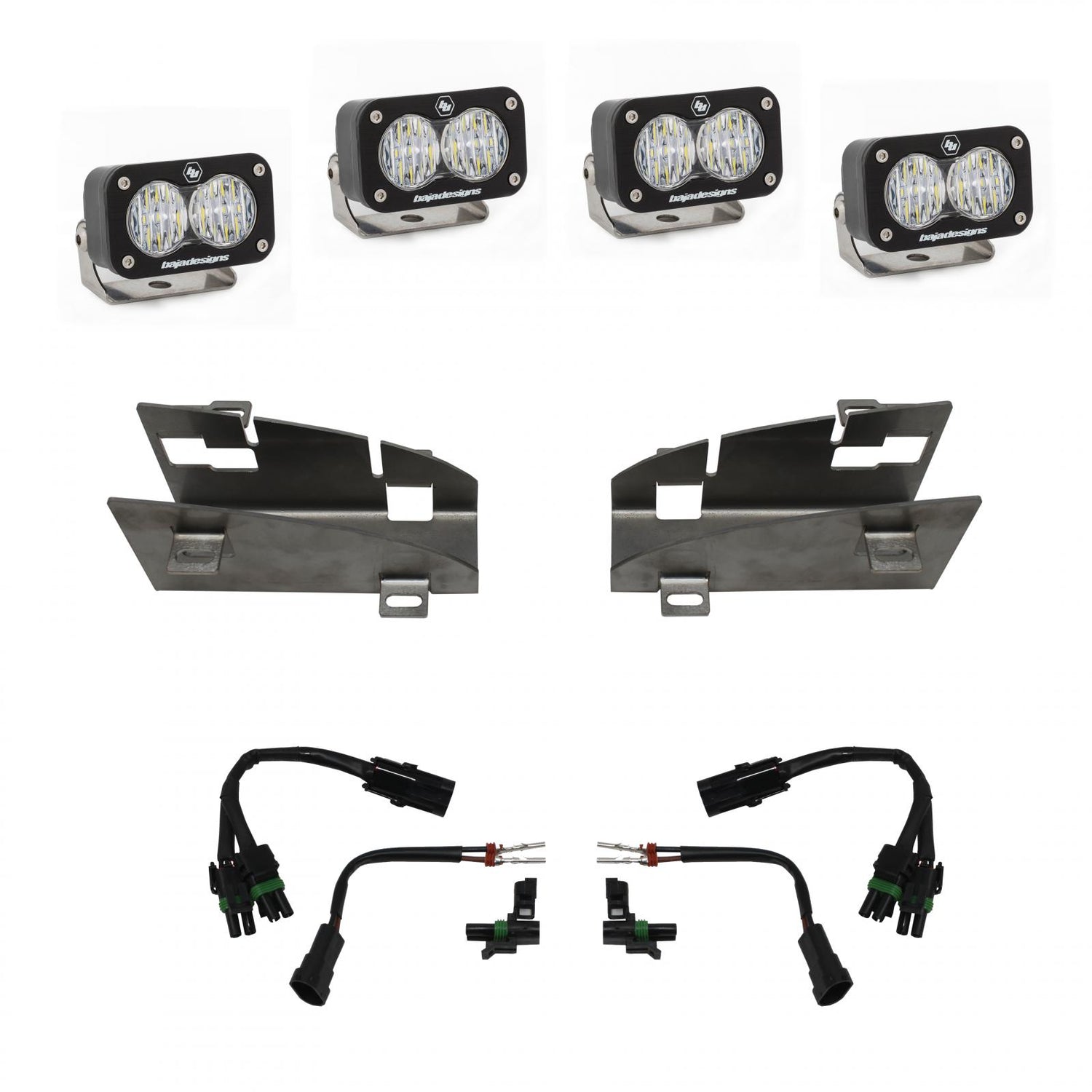 RAM S2 Sport Dual Fog Pocket Light Kit - RAM 2019-24 1500 Rebel; 2021-24 1500 TRX 448024