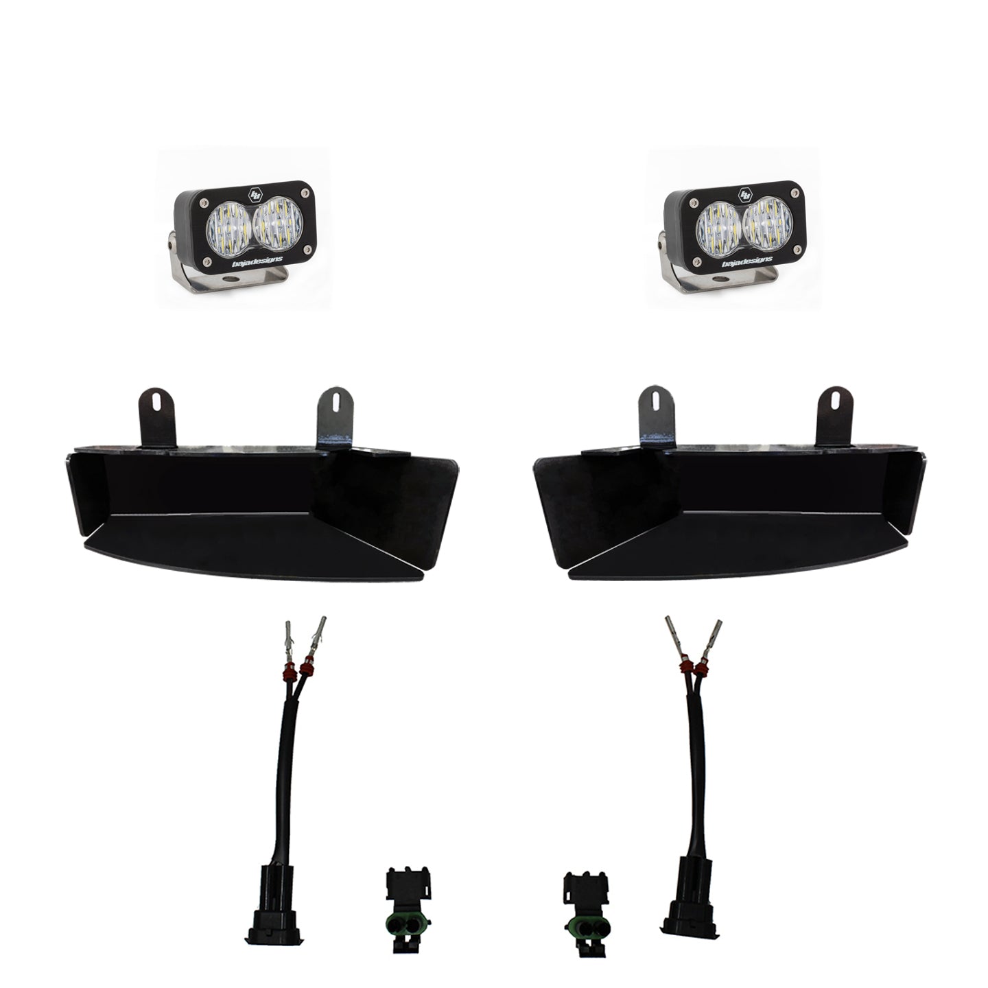 RAM S2 Sport Fog Pocket Light Kit - RAM 2019-2026 2500/3500 Clear 448042