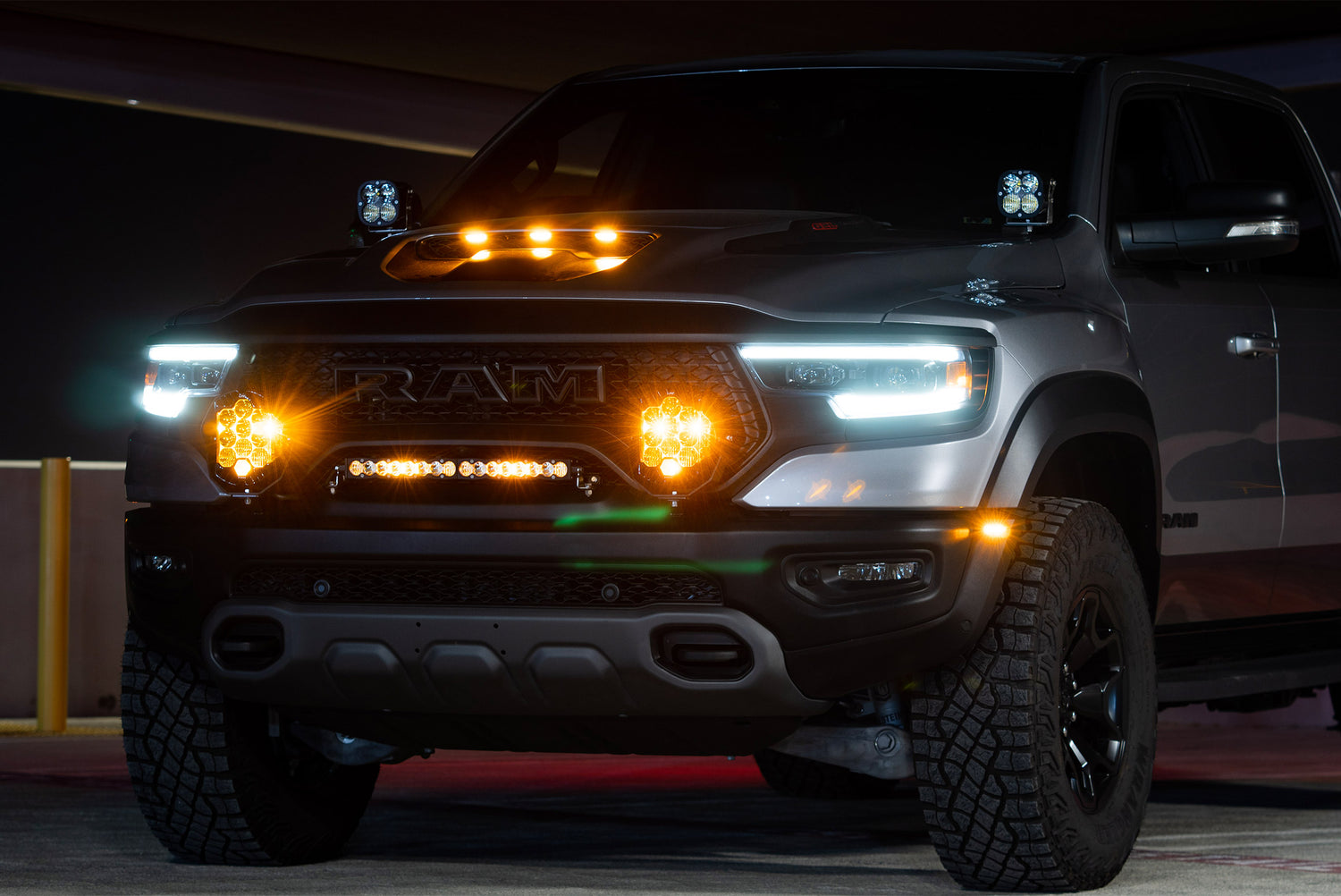 RAM LP9 Pro Bumper Light Kit - RAM 2019-24 1500 Rebel; 2021-24 1500 TRX 448044