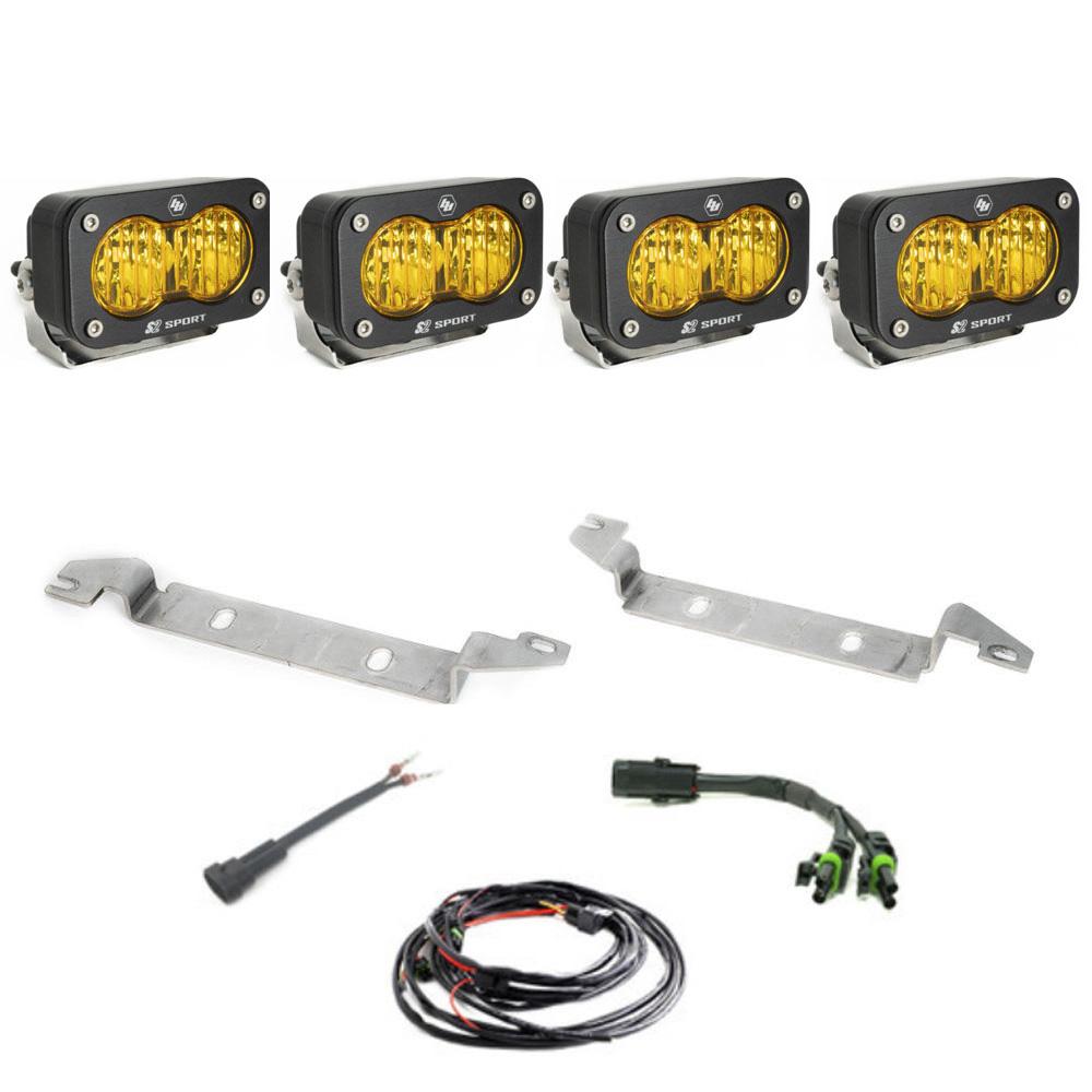 S2 Sport OEM Fog Light Replacement Kit - Toyota 2023-2026 Sequoia Baja Amber 448185