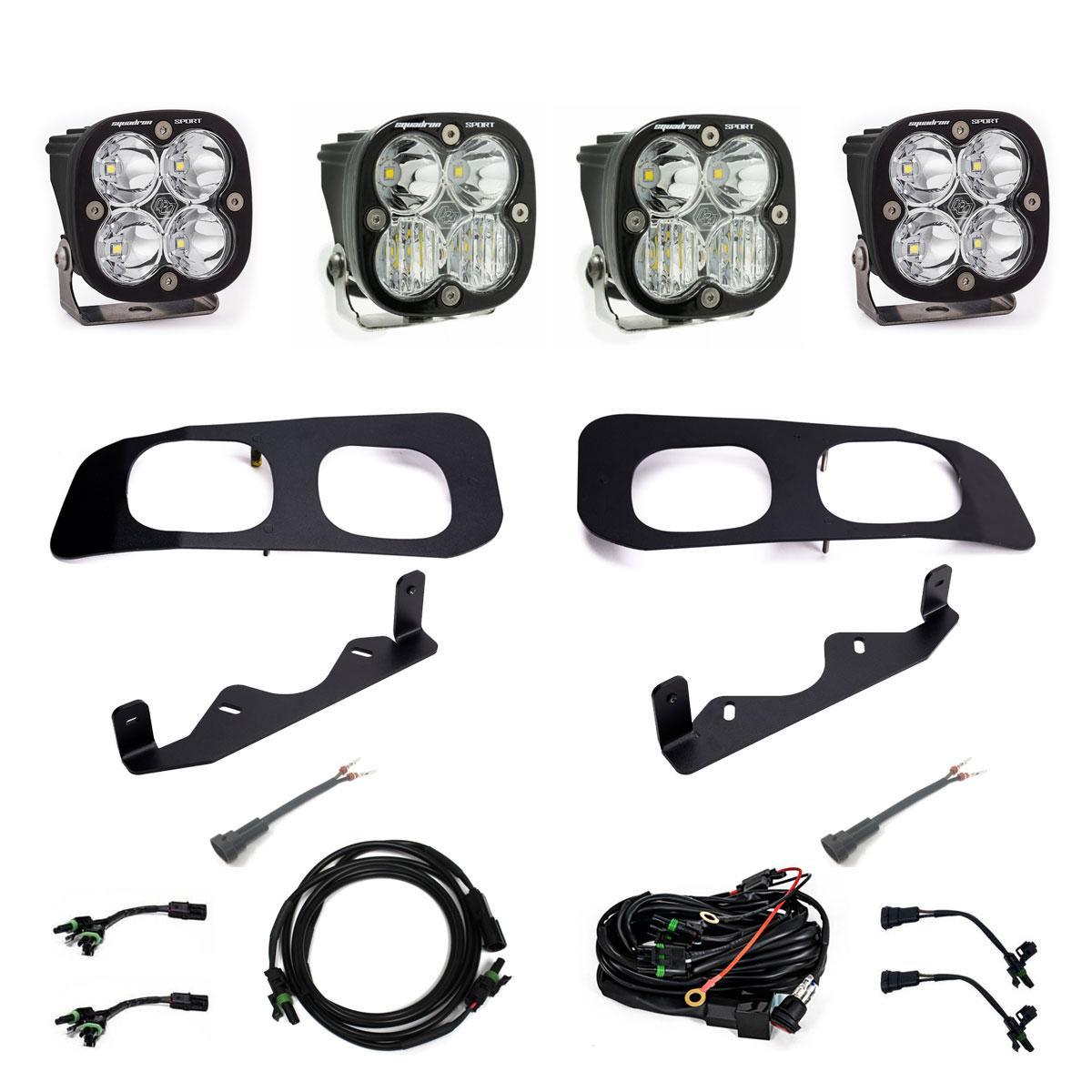 Ford Squadron Sport Dual Fog Pocket Light Kit - Ford 2023-2026 F-250/350 Super Duty 448257
