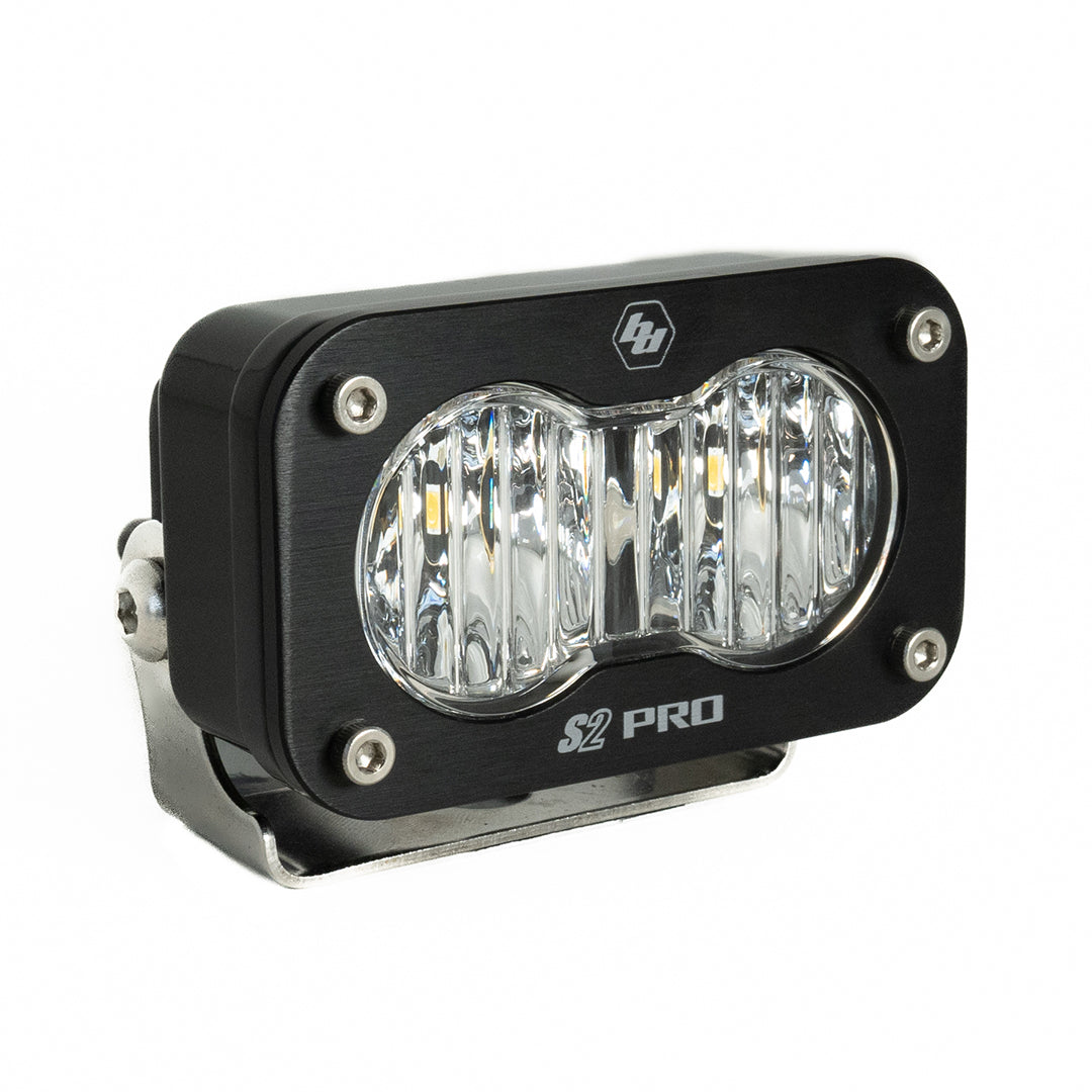 S2 Pro Black LED Auxiliary Light Pod Wide Cornering Clear 480005