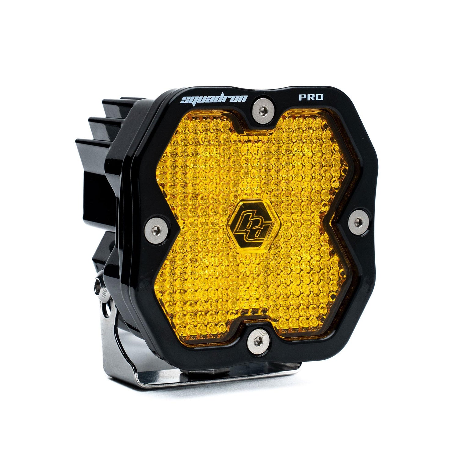 Squadron 2.0 Pro Black LED Auxiliary Light Pod Work/Scene Baja Amber 49-0016-2