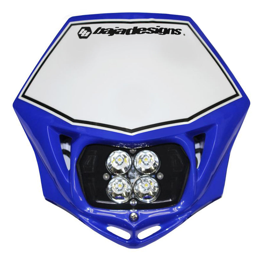 Motorcycle Squadron Pro (A/C) Headlight Kit w/ Shell Blue 497001BUAC