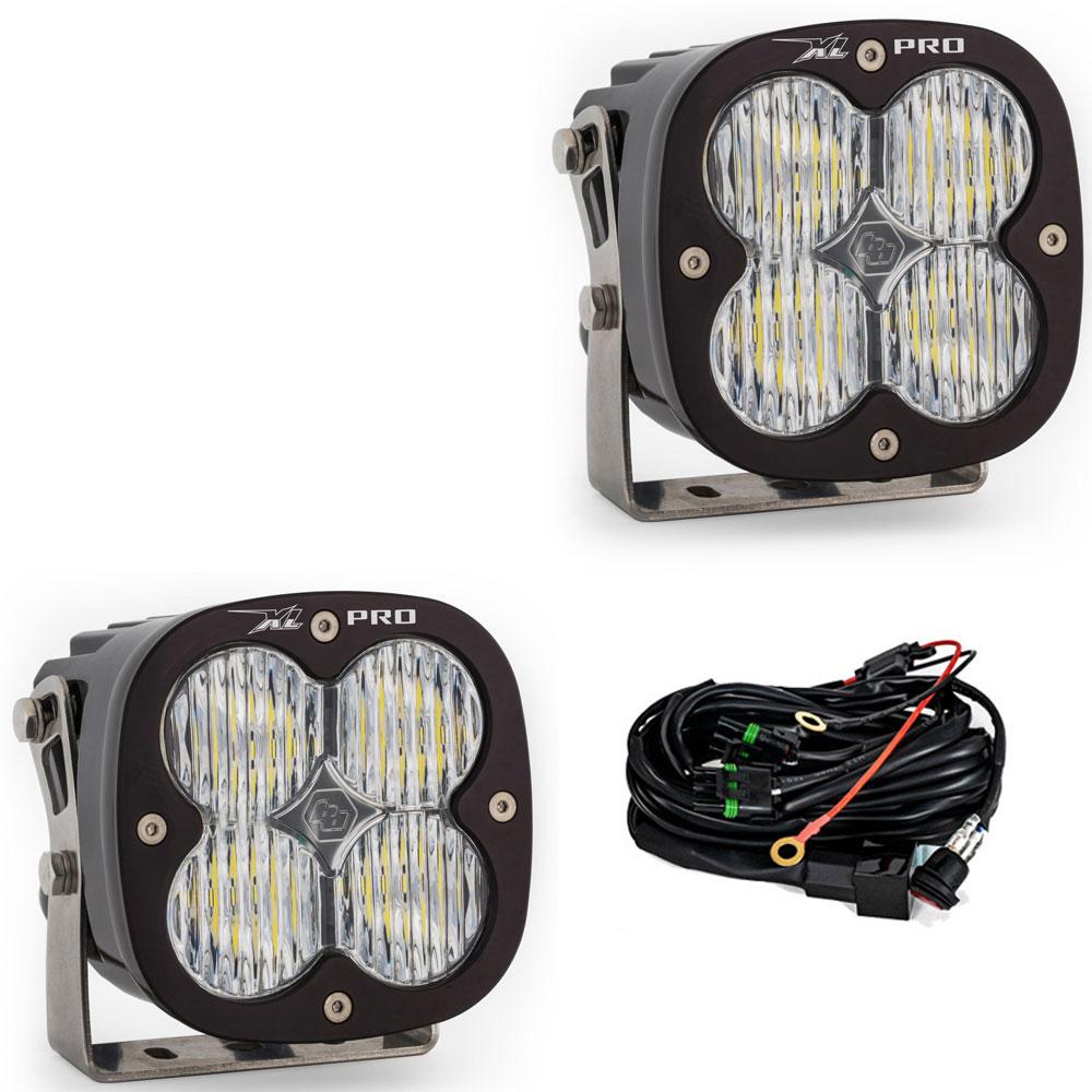 XL Pro LED Auxiliary Light Pod Pair Wide Cornering Clear 507805