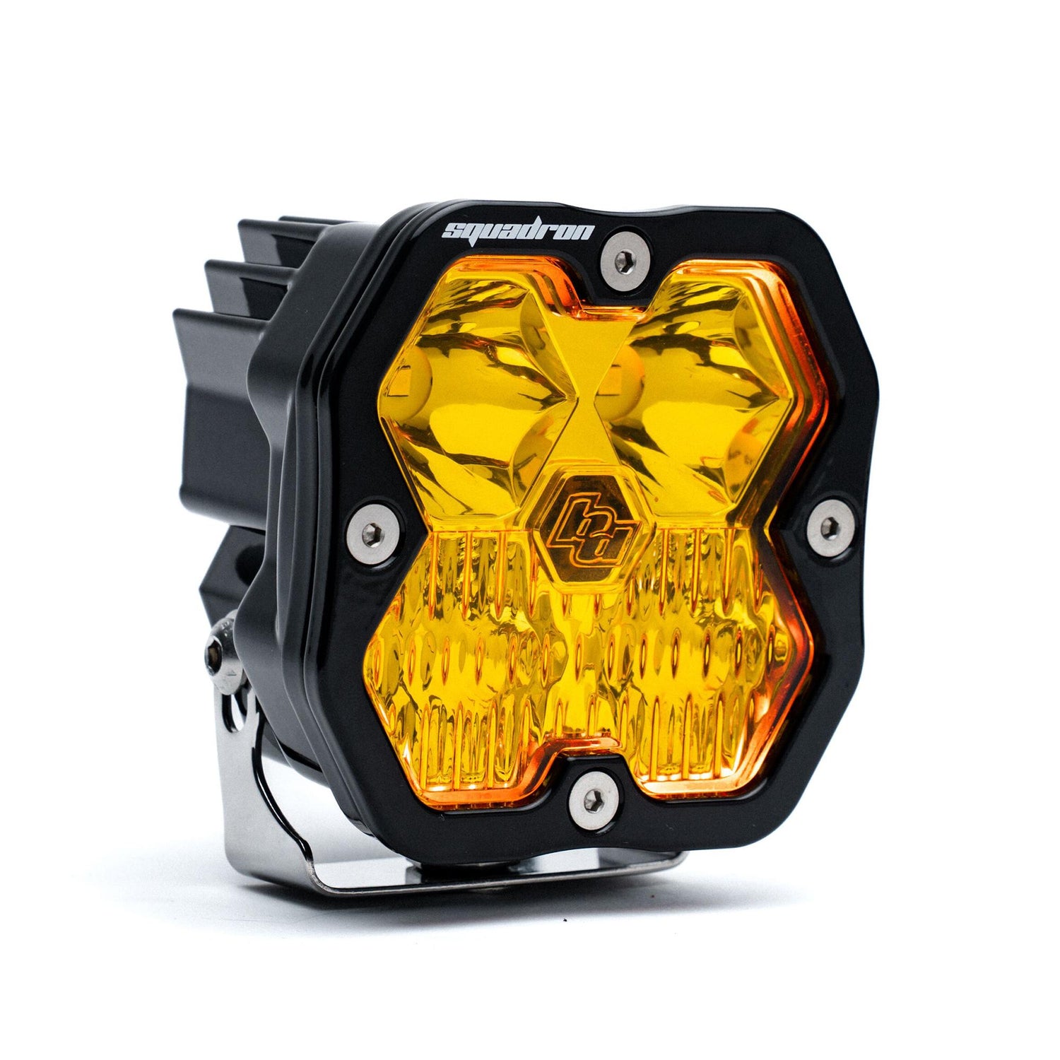 Squadron 2.0 Sport Black LED Auxiliary Light Pod Driving/Combo Baja Amber 55-0013-2