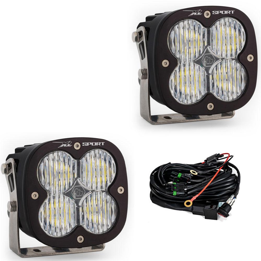 XL Sport LED Auxiliary Light Pod Pair Wide Cornering Clear 567805