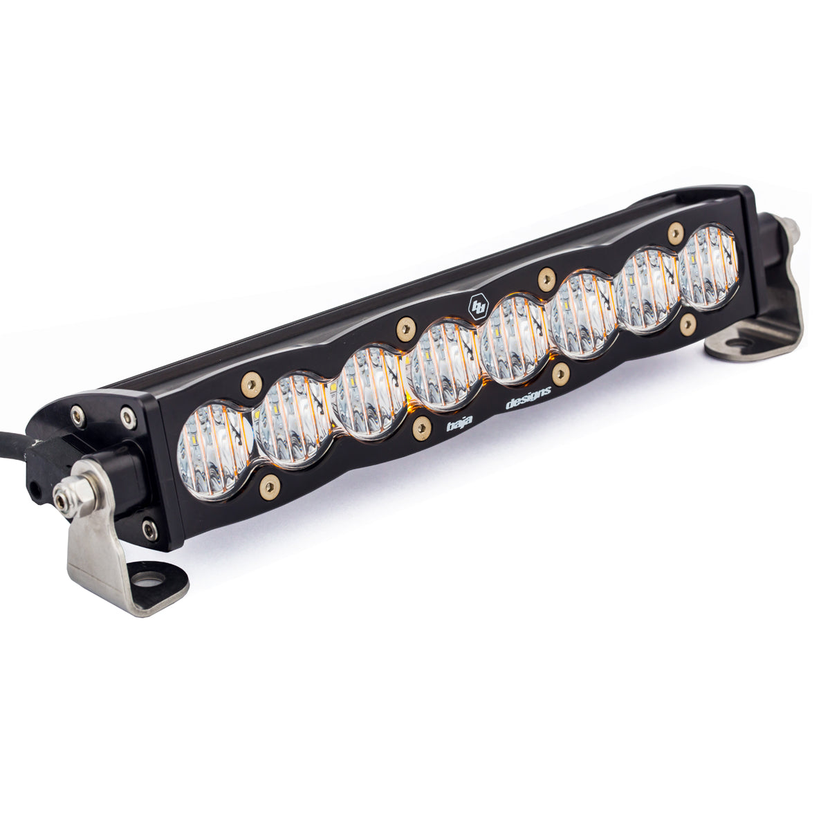 S8 Straight LED Light Bar Wide Cornering Clear 10 Inch 701004