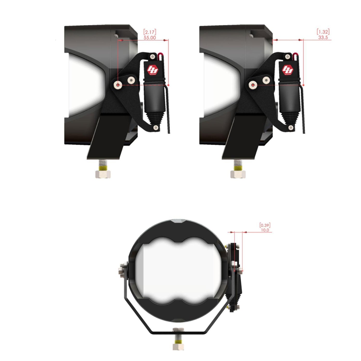 REFLEX™ Light Actuator Kit - LP4/LP6/LP9/XL-M Housing 80-0001