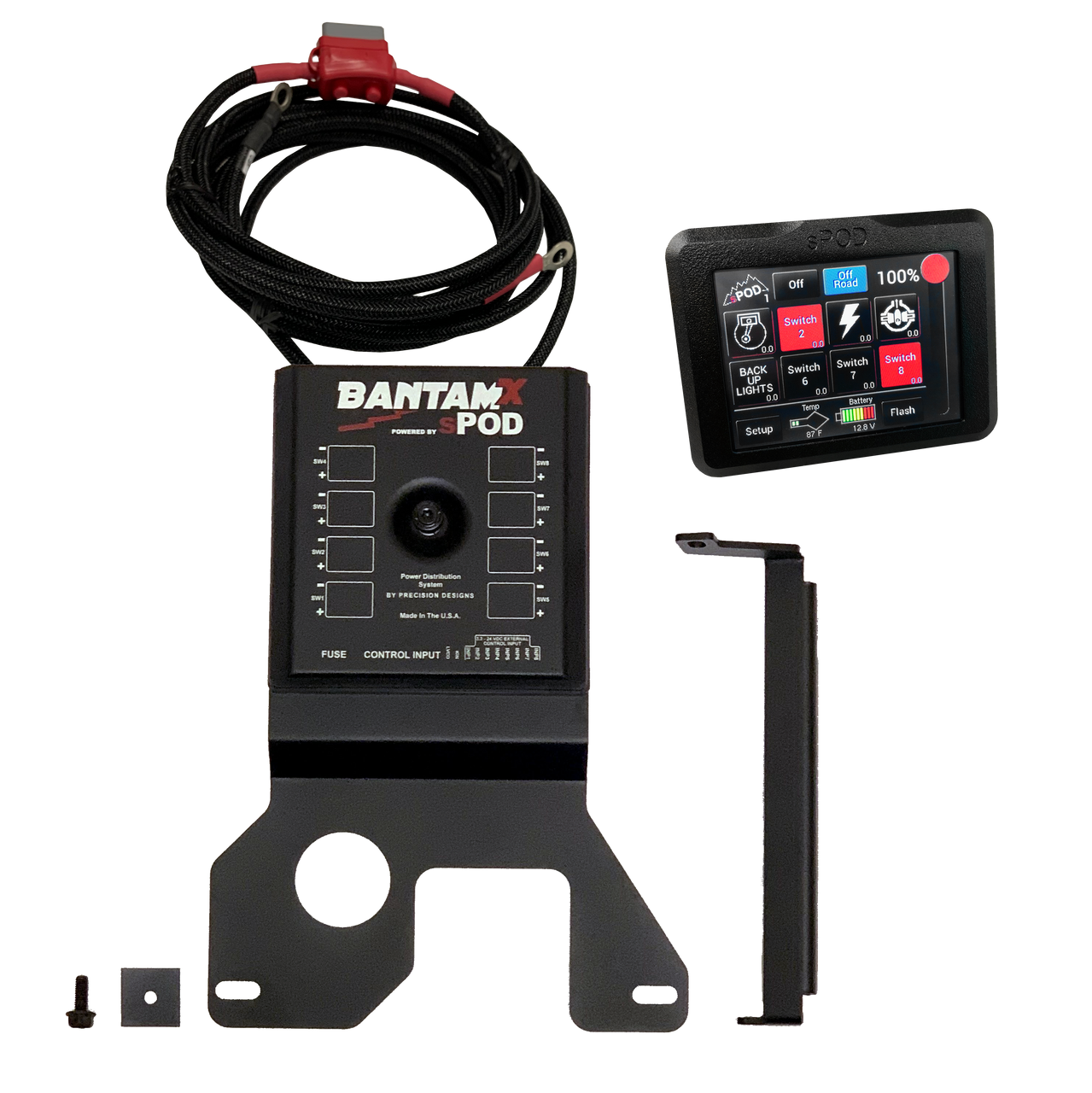 BantamX Touchscreen for Jeep JL V8 sPOD 870045-GNJV
