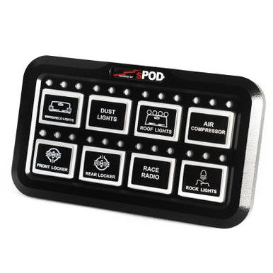 Add-On HD Switch Panel 8-Circuit Systems - Universal 8800HDADD-GNJV