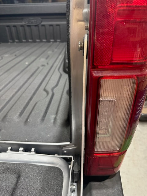 OmahaBravo Designs STG Super Duty trucks tailgate brackets, omahabravodesigns.com