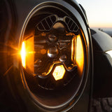 DOT LP6 LED Headlight Replacement Amber 18-0002