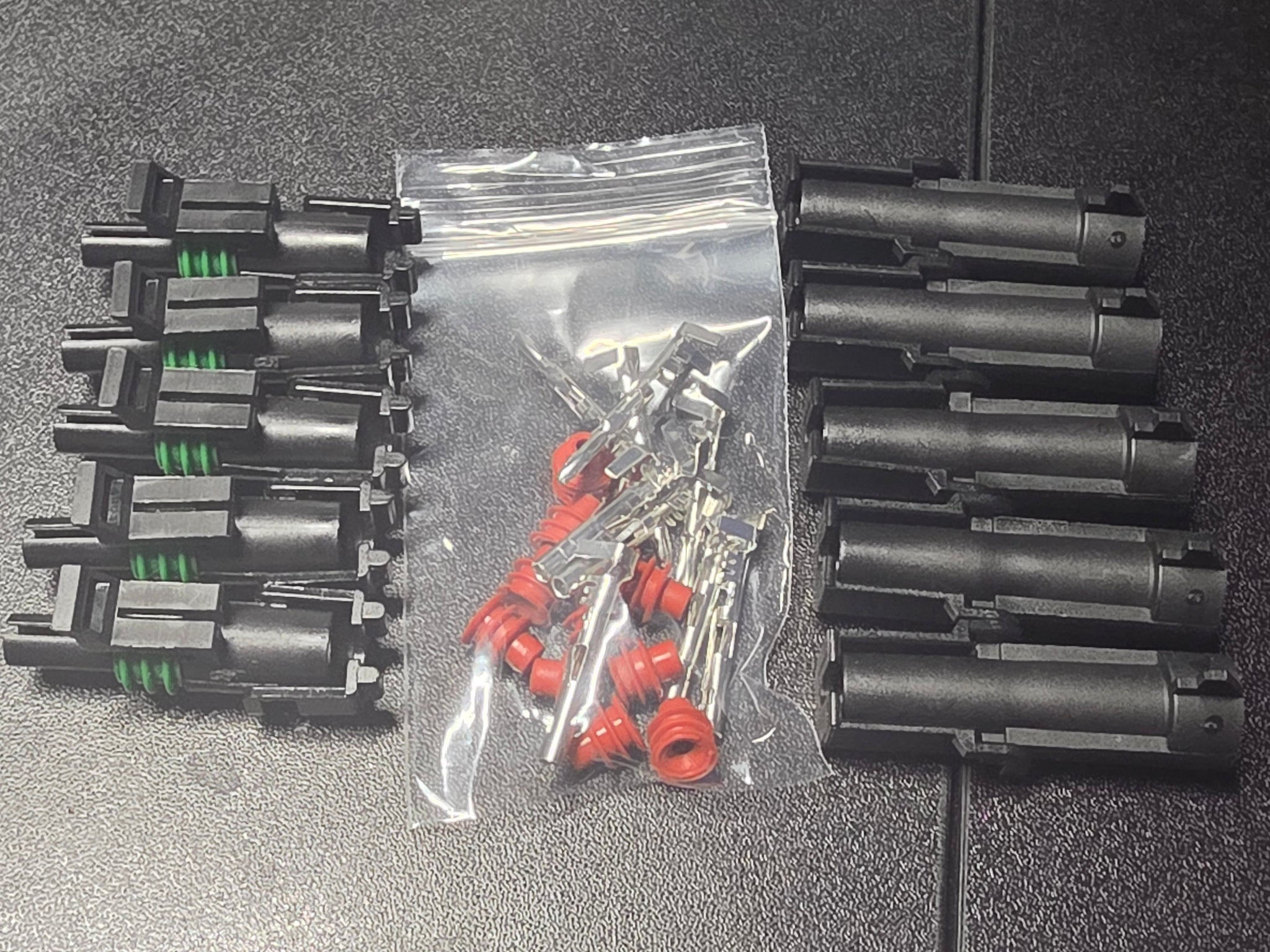 Weather Pack Connector Kit — 1-Pin (5-Pack)