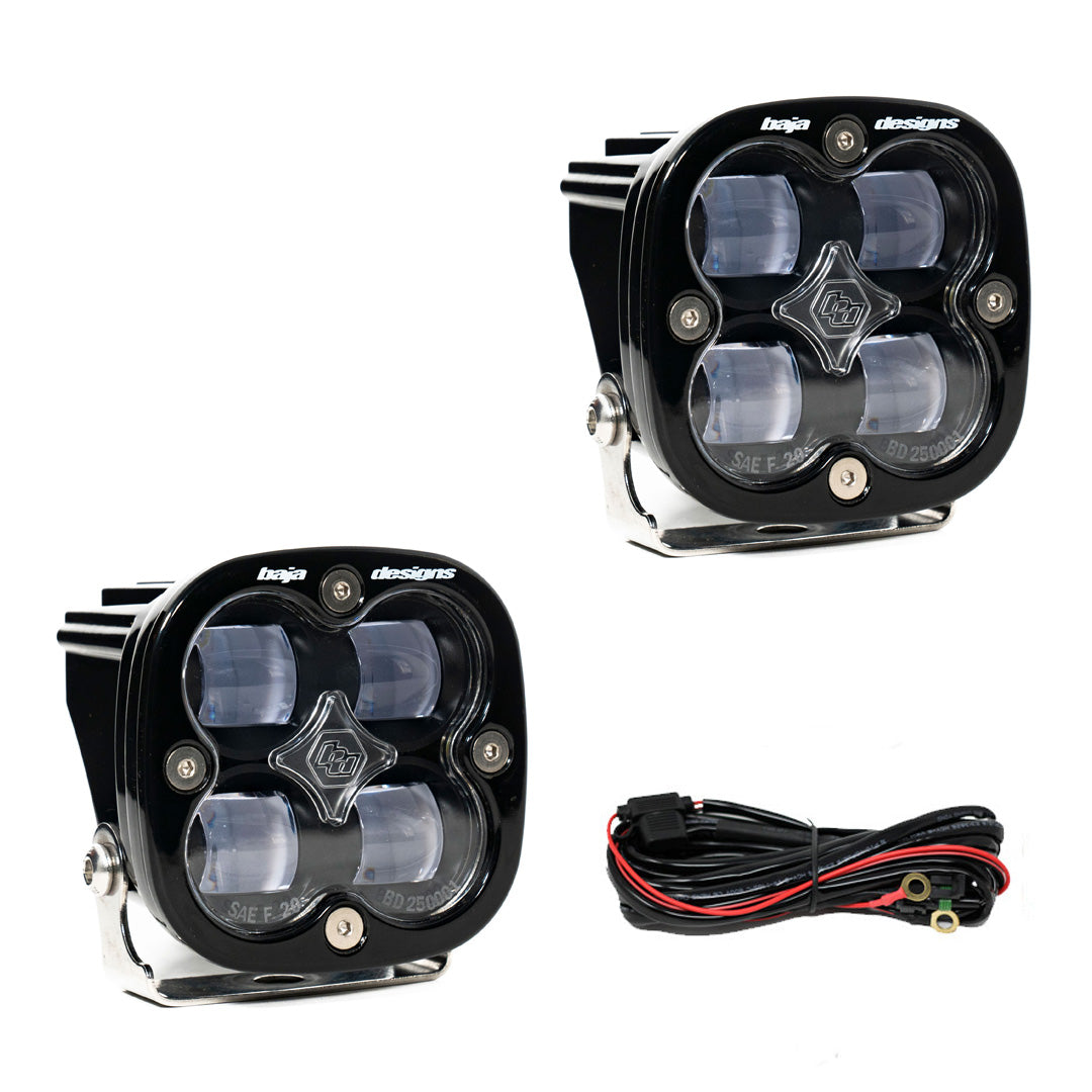 Squadron SAE LED Auxiliary Light Pod Pair Clear 257801