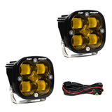 Squadron SAE LED Auxiliary Light Pod Pair Baja Amber 257811