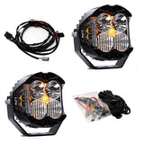 LP4 Pro LED Auxiliary Light Pod Pair Driving/Combo Clear Amber 297803