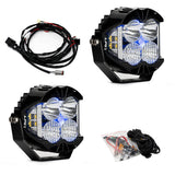 LP4 Pro LED Auxiliary Light Pod Pair Driving/Combo Clear Blue 297815