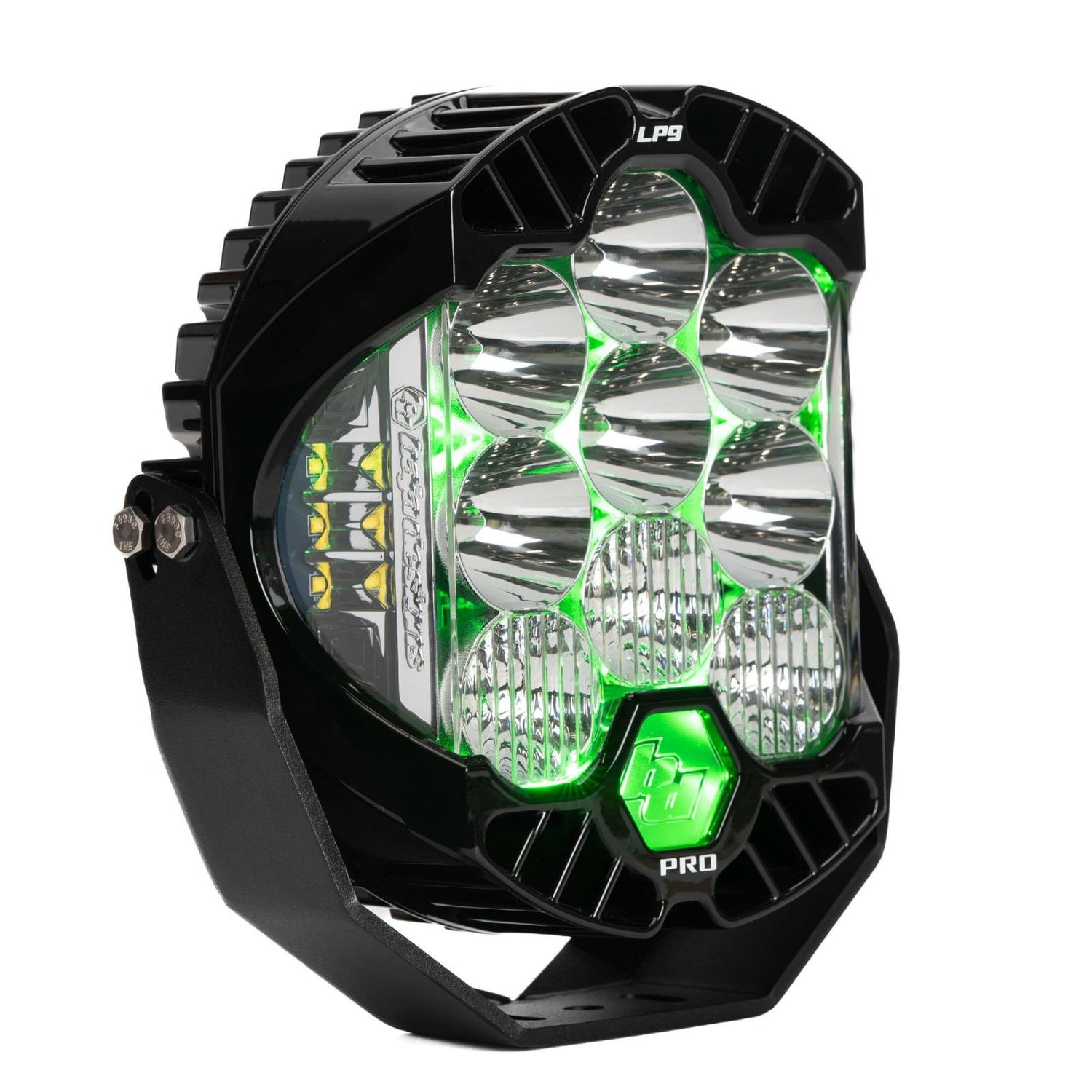 LP9 Pro LED Auxiliary Light Pod Driving/Combo Clear Green 320016