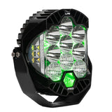 LP9 Pro LED Auxiliary Light Pod Driving/Combo Clear Green 320016