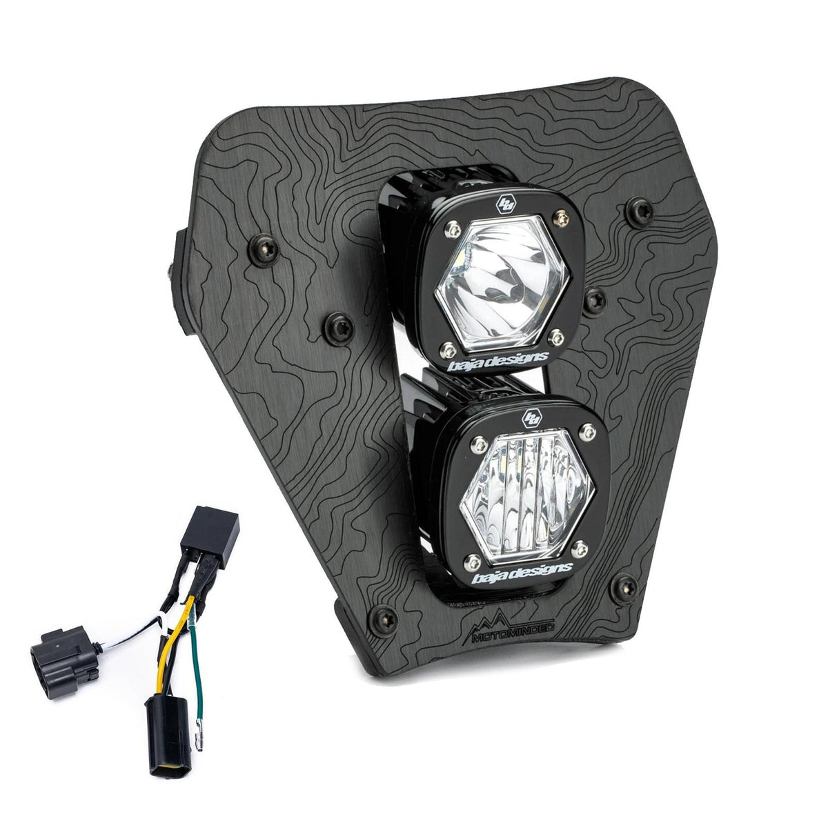 KTM Dual S1 "Gemini" (D/C) LED Headlight Kit w/ Hi-Low Harness - 2024-2026 KTM EXC-F 38-7014