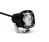 S1 Black LED Auxiliary Light Pod Wide Cornering Clear 380005