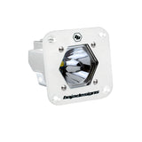 S1 White Flush Mount Auxiliary Light Pod Spot 381001WT