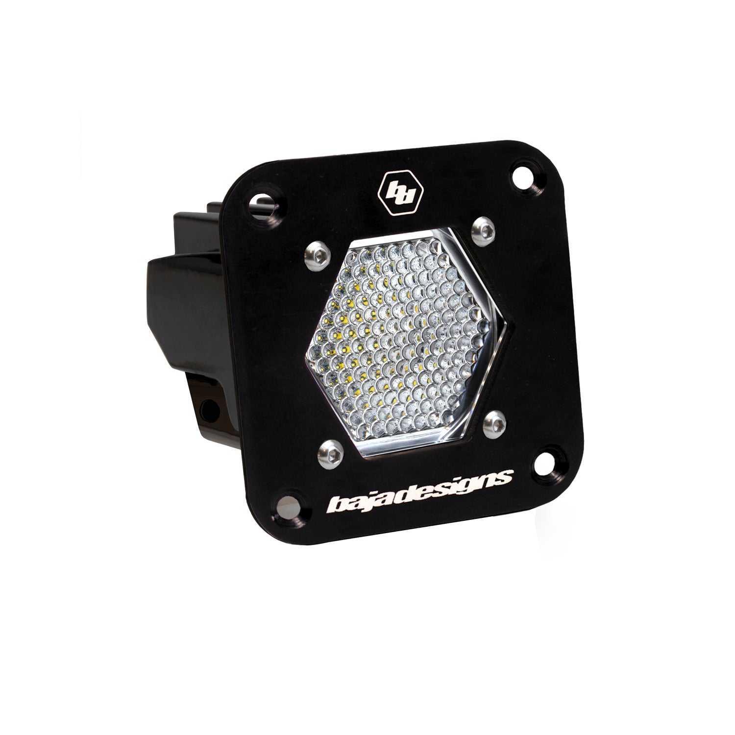 S1 Black Flush Mount Auxiliary Light Pod Work/Scene 381006