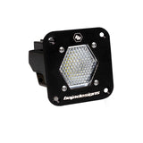 S1 Black Flush Mount Auxiliary Light Pod Work/Scene 381006