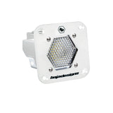 S1 White Flush Mount Auxiliary Light Pod Work/Scene 381006WT