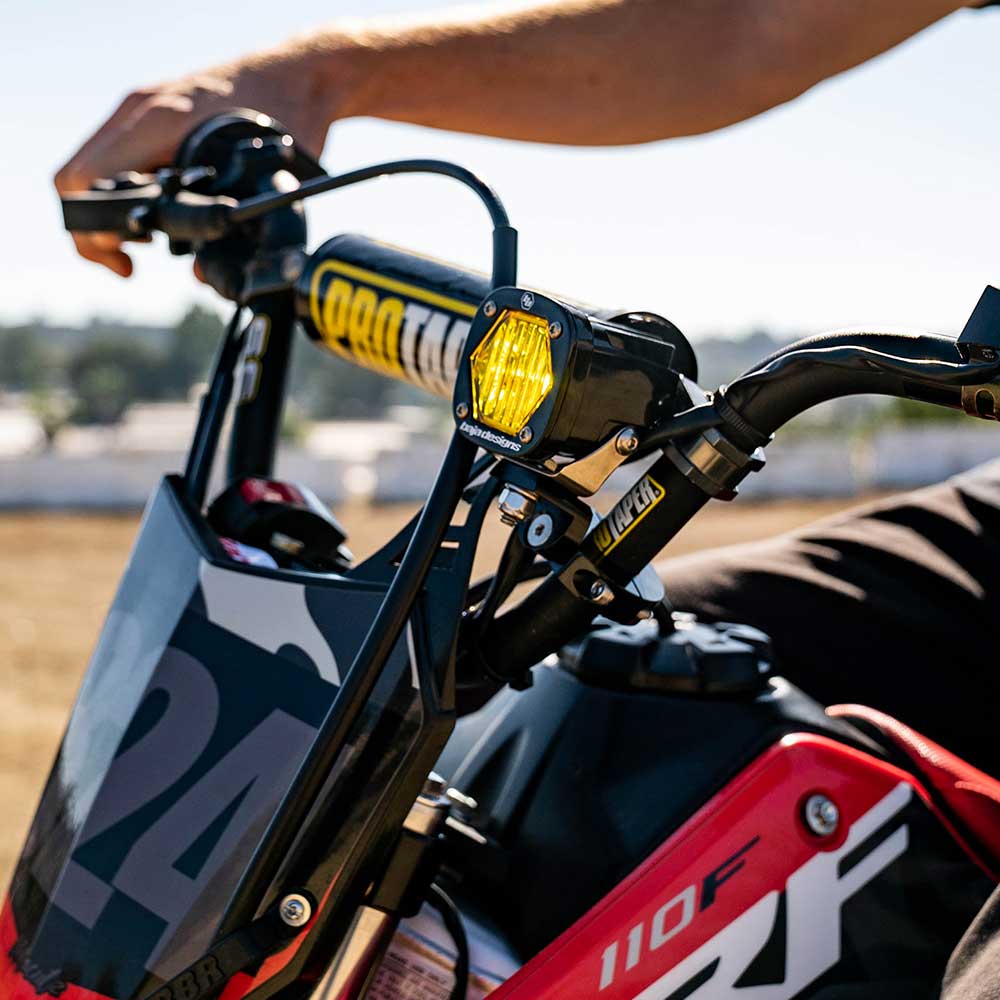 S1 Pit Bike Moto LED Light Kit (Electric Start) Clear 387002