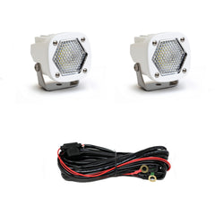 S1 White LED Auxiliary Light Pod Pair Work/Scene 387806WT